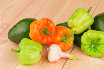 Vegetable still life.