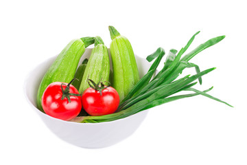 Vegetable still life.