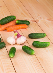 Vegetable still life.