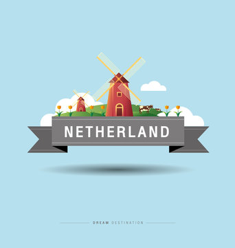 Amsterdam, windmill, Netherlands, travel, Landmark