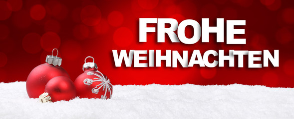 Frohe Weihnachten