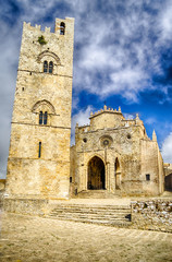 Obraz premium Medieval Cathedral of Erice, Sicily