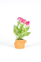 Bouquet flowers isolated on white