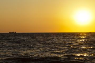 Obraz premium Sun at sunset