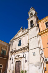 Fototapeta premium Church of Carmine. Torremaggiore. Puglia. Italy.