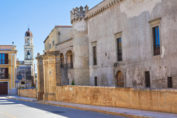 Ducal Castle of Torremaggiore. Puglia. Italy.