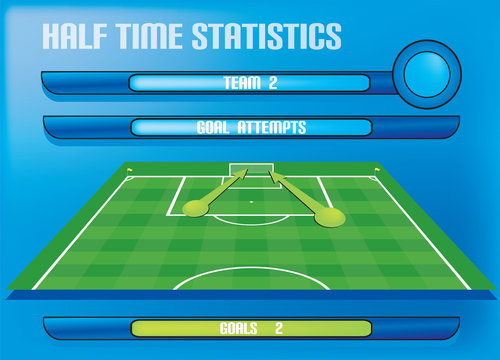 info graphics scored goals statistics for football soccer
