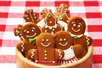 Christmas gingerbread cookies