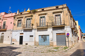 Alleyway. Torremaggiore. Puglia. Italy.