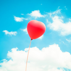 Fototapeta na wymiar Love Balloons,One Love One Heart