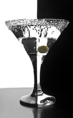 tall wine glass for a martini