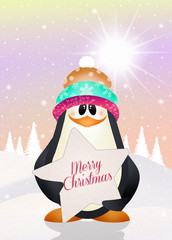 Penguin at Christmas