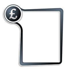 blue text box for any text with pound sterling