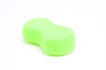 Sponge on isolated white background