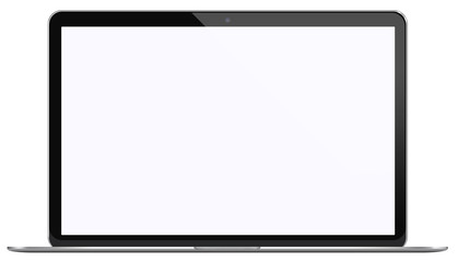 Laptop pro with blank white screen