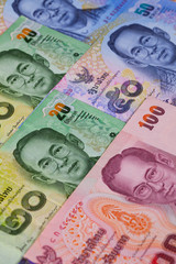 Different banknotes from Thailand