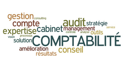 Nuage de mot : Comptabilité