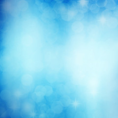 Abstract white shiny lights, silver background