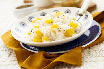 Pumpkin risotto