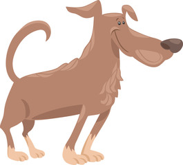 Fototapeta na wymiar funny dog cartoon illustration