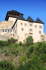 Fototapeta na wymiar Trencin Castle in Slovakia
