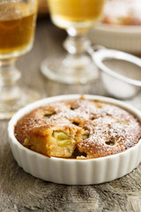 Cake with grapes