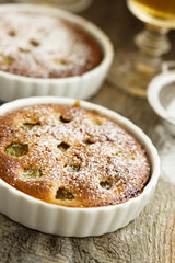 Cake with grapes