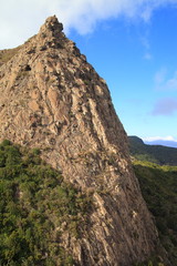 landscape of the island of La Gomera