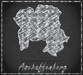 Karte von Aschaffenburg