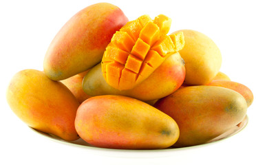 assiette de mangues