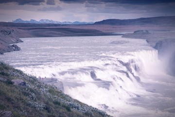 Gullfoss, Iceland - cross processed filtered style