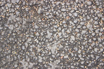 asphalt texture gray background with rough patches