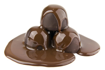 candy in a chocolate