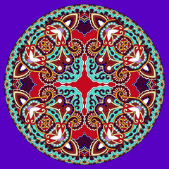 decorative violet colour design of circle