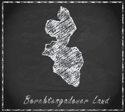 Karte von Berchtesgadener-Land