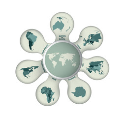 infographics of the light blue