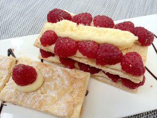Raspberry Cake for holidays