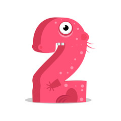 The English alphabet. Cat. Figure 2. Two. Second