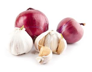 onion and garlic