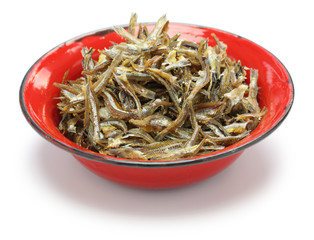 fried ikan bilis(dried anchovies) , malaysian food