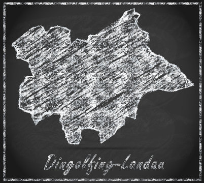Karte von Dingolfing-Landau