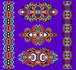 ornamental of violet colour floral adornment