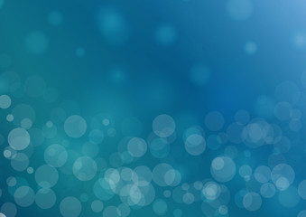 abstract soft blue background with bokeh