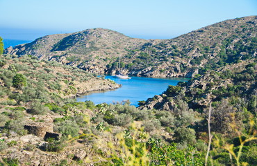 Fototapeta na wymiar Cape of Cap de Creus peninsula, Catalonia, Spain