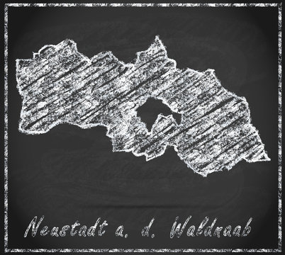 Karte von Neustadt-an-der-Waldnaab