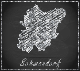 Karte von Schwandorf