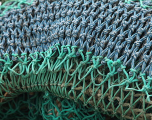 Filets dans le port de Guilvinec.