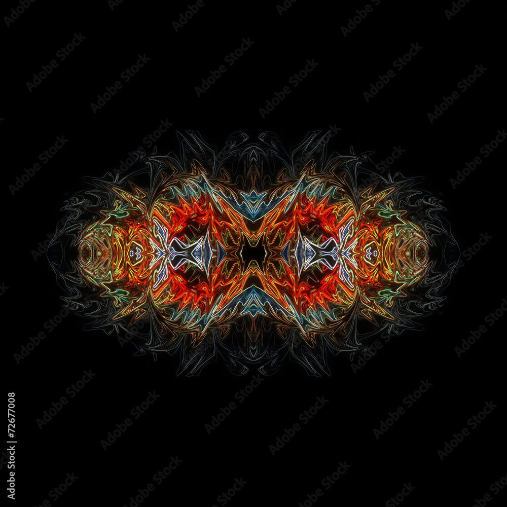 Aufkleber powerful abstract background object