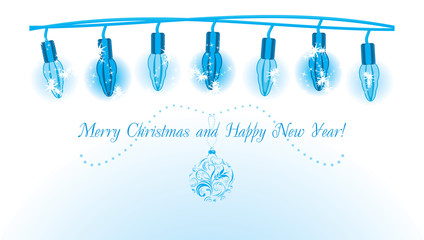 Luminous Christmas garland