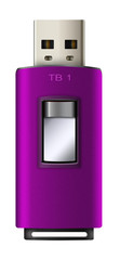 USB TB1  flash memory purple color